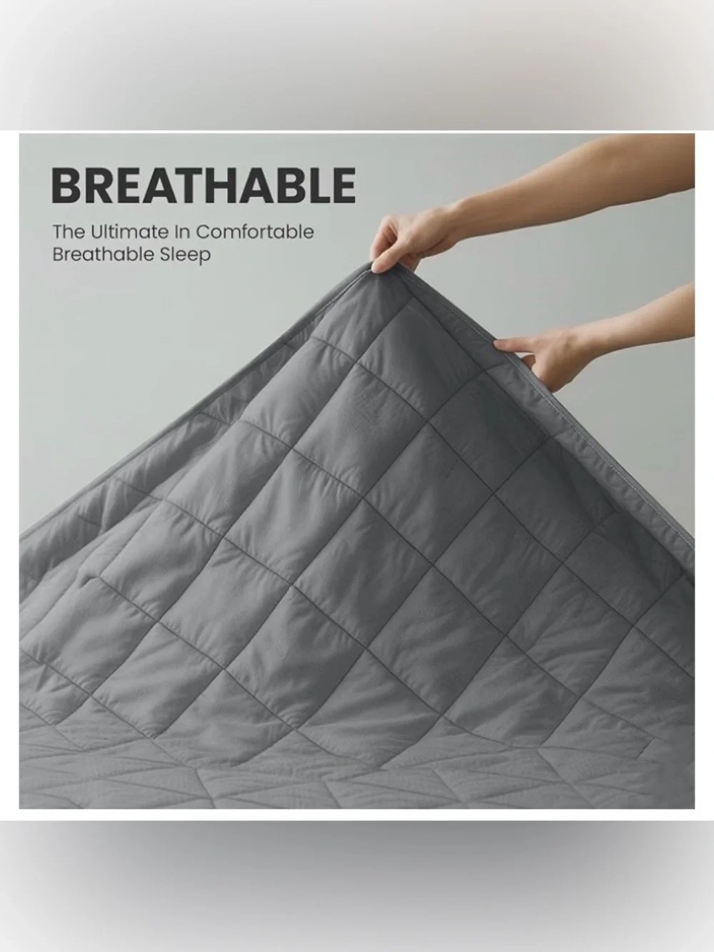 Waterproof Quilted Mattress Protector - Gray ,Twin XL,100% Waterproof, Up to 16